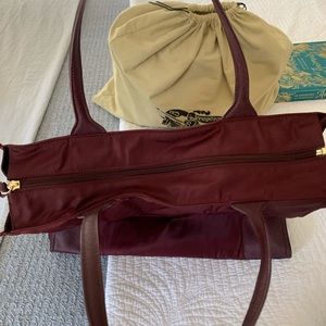 Tory Burch foldable nylon tote